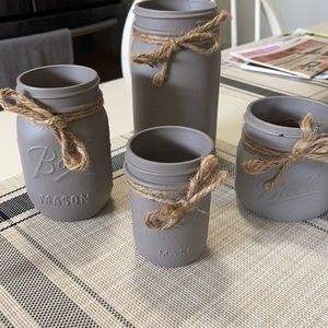 Set of 5 Mason jars